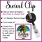 Tropical Beach Retractable Badge Reel, Personalized Name Badge Reel, Palm Tree Badge Reel, Custom Badge Holder, Nurse Badge Reel - GG4298 product 2